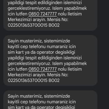 Passolig Hesabım Sim Kart Blokesi