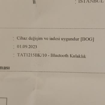 A101 Philips TAT1215BK Bluetooth Arızalı Kulaklık