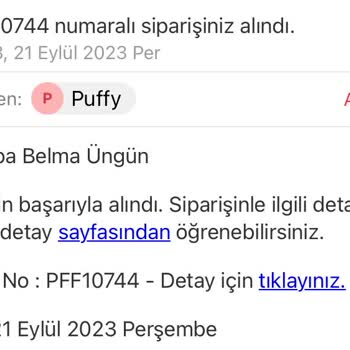 Puffy Yatak Siparişi 3 Haftadır Hiçbir Gelişme Yok