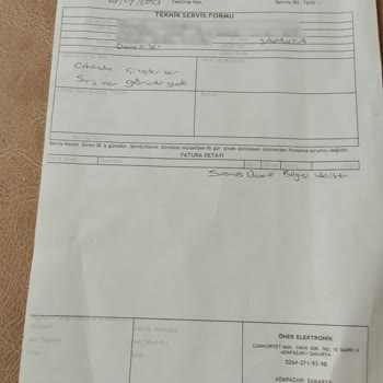 Onvo Televizyon Yetersiz Servis Hizmeti