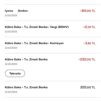 BinBin Asılsız Para Çekme