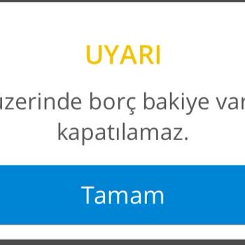 Denizbank Hesabım Kapatılmasını İstediğim Halde Kapatılmıyor.