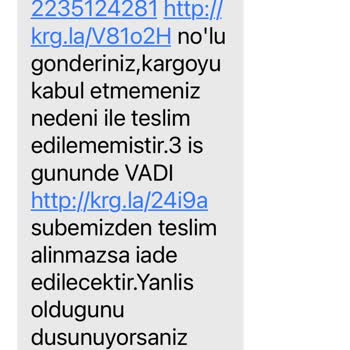 Aras Kargo Gelmeyen Kargo Yanlış Yalan Beyan