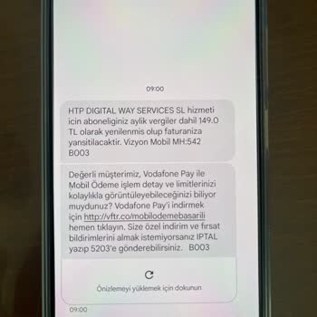 Vodafone Htp Digital Way Service Sl Hizmeti İptali