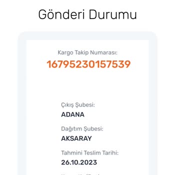 Horoz Lojistik Pişmanlığı Gelmeyen Kargo