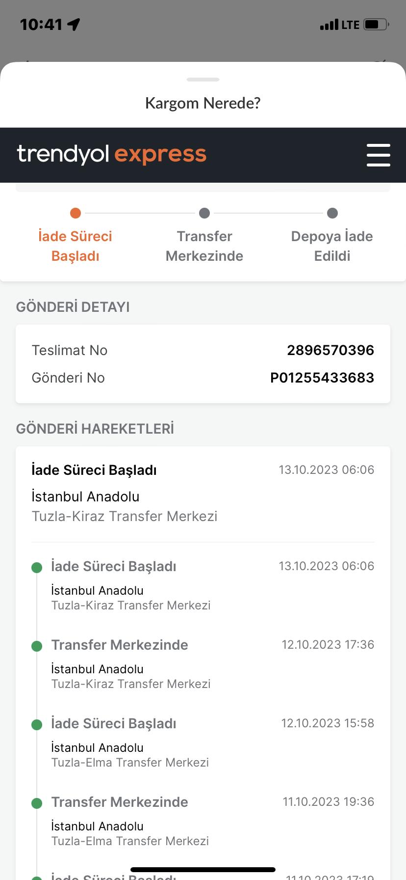 Trendyol Express Siparişim 10 Gündür İstanbul Ankara Arası Geziyor