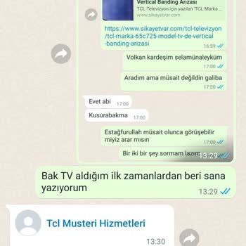 Bilkom Değişim Talebi Kabul Edilmedi