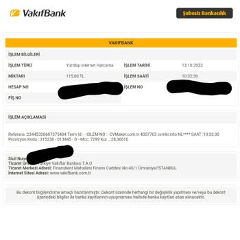 Cvmaker.com.tr Üyelik Ücreti Uyarısı Yok