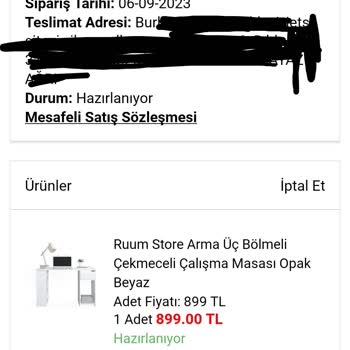 A101 Ürün Teslim Etmiyor 1,5 Aydır
