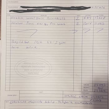 Enza Home Ürün Teslim Edilmiyor