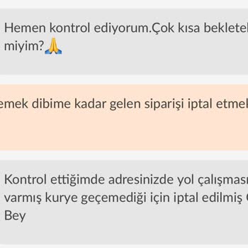 Trendyol Yemek Sipariş Teslim Edemiyor.