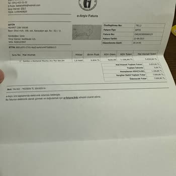 Jumbo Arızalı Ürün İade Sorunu