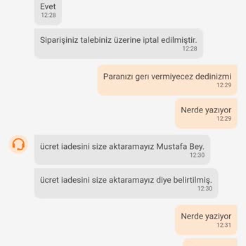 Trendyol Yemek Paramı Vermiyor Vermemek İçin Elinden Geleni Yapıyor