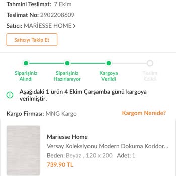 MNG Kargo Teslim Edilmeyen Kargo