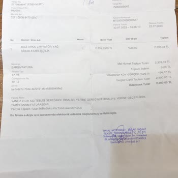Mondial Motor Motorumun Servis Deneyimi Kötü