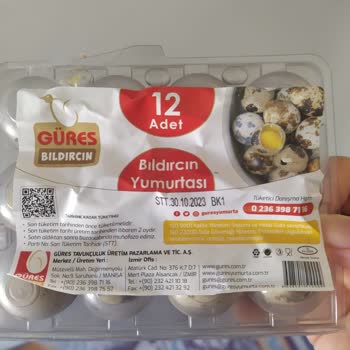 A101 Bozulmuş Bıldırcın Yumurtası