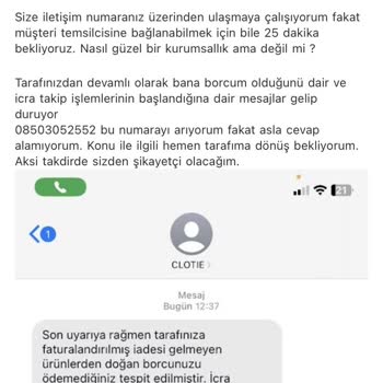 Clotie.com Stil Danışmanlığı Hakkında Şikayet