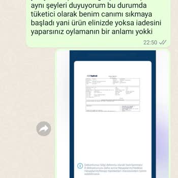 By Merve Kaya İade Talep Ediyorum