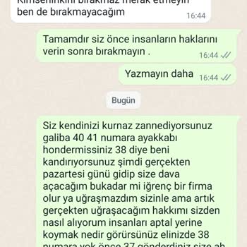 By Merve Kaya İade Talep Ediyorum