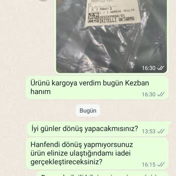 By Merve Kaya İade Talep Ediyorum