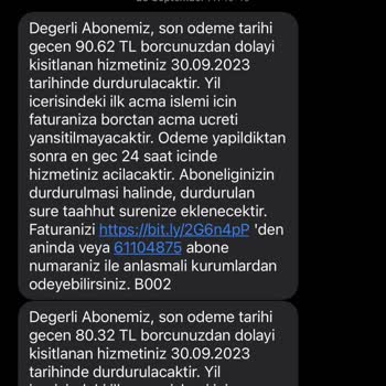 DSmart 4 Ayrı Aboneliğimi İptal Etmiyor. Ödenmiş Faturaları Saymıyor!