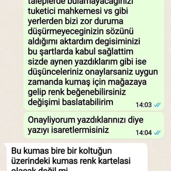 Doğrucan Mobilya Doğrucan Koltuk Takımı Kalitesizliği