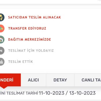 Tahmini Teslimat Süresinin Gecikmesi Kargom Sende