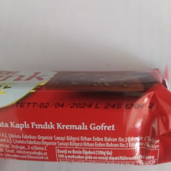 Eti Gıda Eti Çikolatalarında Kimyasal Tat