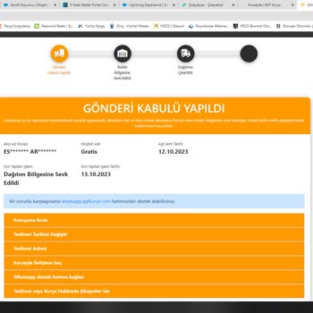 AGT Kurye (aynigunteslim.com) Aynı Gün Teslim