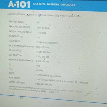 A101 Bir Ayı Geçtiği Halde Ürün Elime Ulaşmadı Ve İlgilenen Yok
