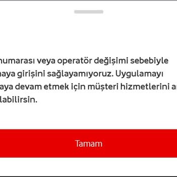 Vodafone Pay Telefon Numarası Veya Operatör Değişimi