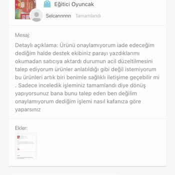 Gardrops İade Edeceğim Ürünü Kafalarına Göre Onayladılar Belirtmeme Rağmen