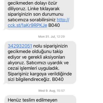 ÇiçekSepeti Çiçek Siparişim 3 Ay Gönderilmedi