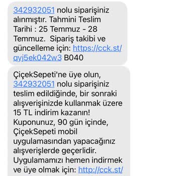 ÇiçekSepeti Çiçek Siparişim 3 Ay Gönderilmedi