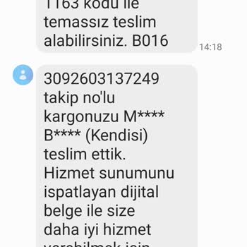 Aras Kargo Almadığım Kargoya Teslim Edilmiştir Mesajı Yolladı