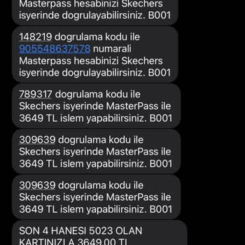 Skechers Resmi Sayfası Kredi Kartımdan İki Defa Para Çekti