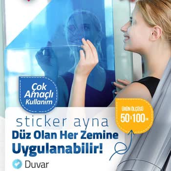 Ayna.imaavm.com Sticker Yapışkan Ayna