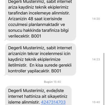 Türk Telekom İnternet Bağlantı Sorunumu Gidermiyor.