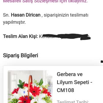 Çiçek Market Farklı Ürün Gönderimi
