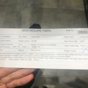 3 Ay Giyilen Kiğılı Marka Cekette Renk Solması