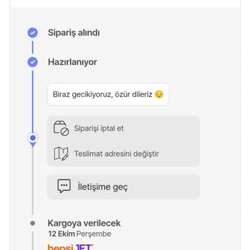 Hepsiburada Satın Aldığım Ürünü Göndermiyor