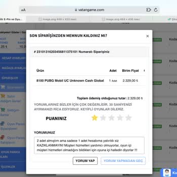 Vatangame.com Un Haksız Kazancı!
