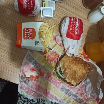 Burger King Özensiz Sipariş Dağınık Menü