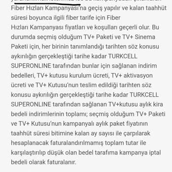Turkcell Superonline İnternet Sözleşmesi Hakkında Sorunlar