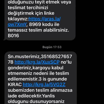 Aras Kargo Kargo Şirketi Kargomu Getirmiyor