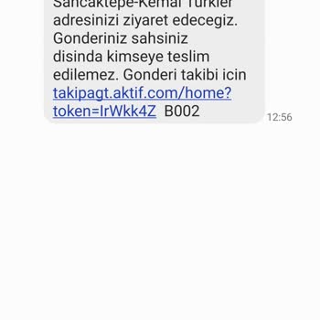 AGT Kurye (aynigunteslim.com) Zamanında Teslim Edilmeyen Kargo Ve Umursamazlık