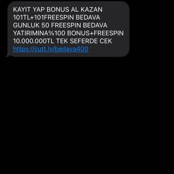 Vodafone Bahis Sitelerinden Mesaj Geliyor