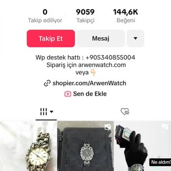 Shopier/ Arwen Watch Mağduriyeti