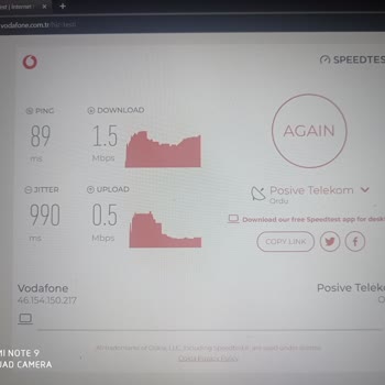 Vodafone İnternet Hızı Sorunu