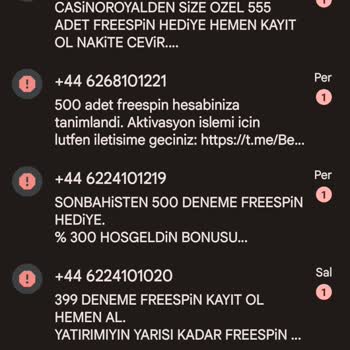 Vodafone İstenmeyen Arama Ve SMS